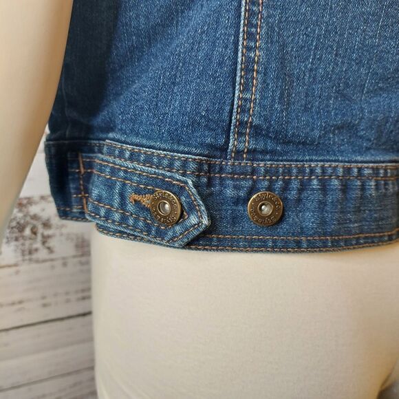 Womans Style & Co. Denim Vest sz XS - Picture 10 of 14